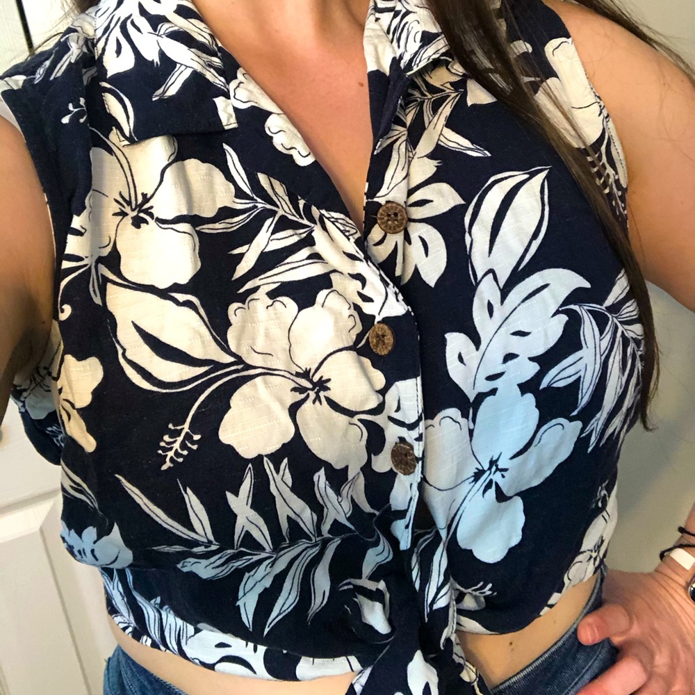Caribbean Joe Sleeveless Crop size L